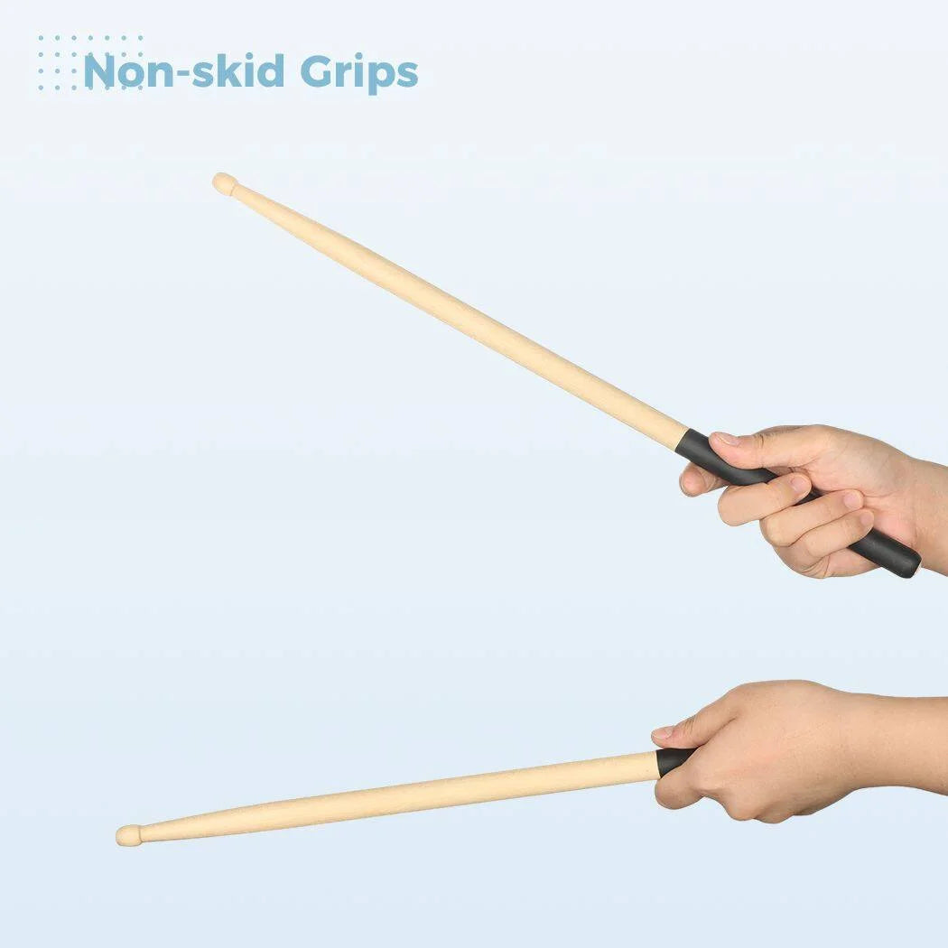 Ultimate Cardio Drumming Equipment Set: Fitness Balance Ball with Pump & Sticks for Aerobic Workouts, Stability, Pilates, Yoga, and Pregnancy Gymnastics