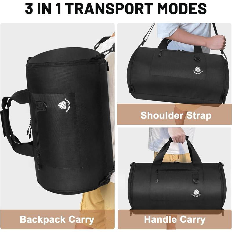 Customizable Travel Duffle Bag | 80L Sports Gym Bag | Expandable Duffle Backpack | Overnight Bag | Carry on Bag