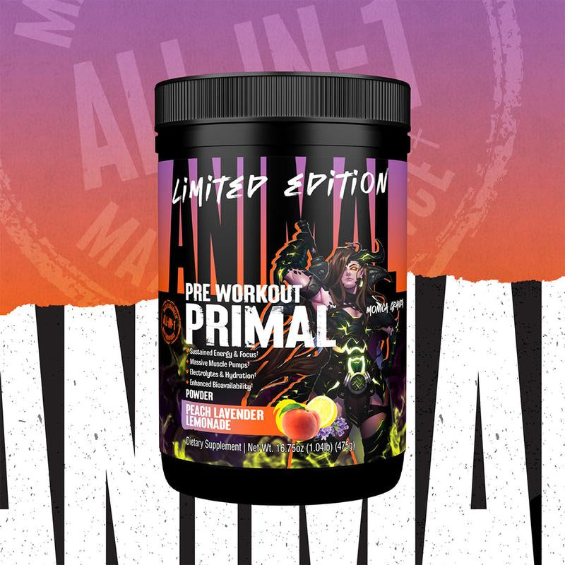 Animal Primal Preworkout - Ultimate Pre-Workout Powder Sports Nutrition Supplement for Optimum Fitness and Performance - 6 Great Flavors 30 Servings.