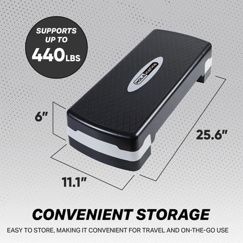 Adjustable Height Aerobic Step Platform for Ultimate Fitness Workouts